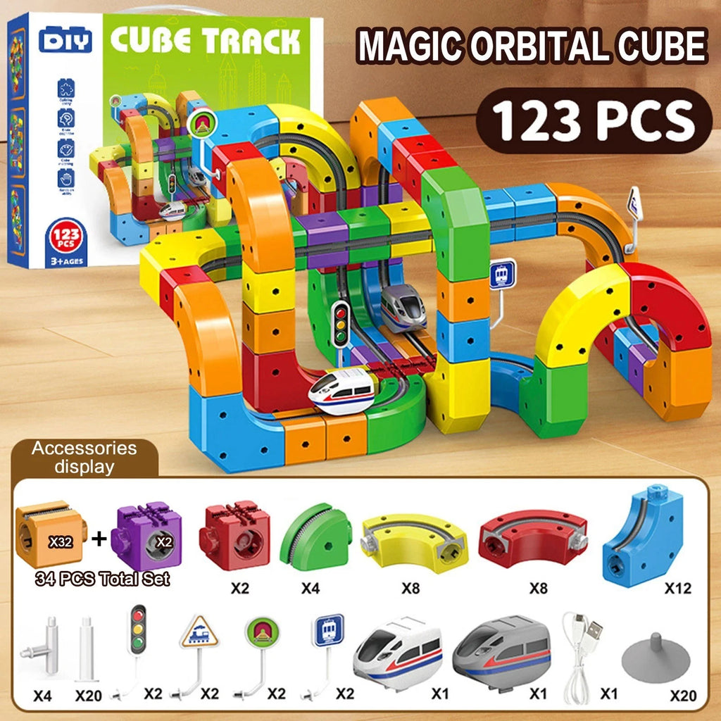 Electric Train Toy Set