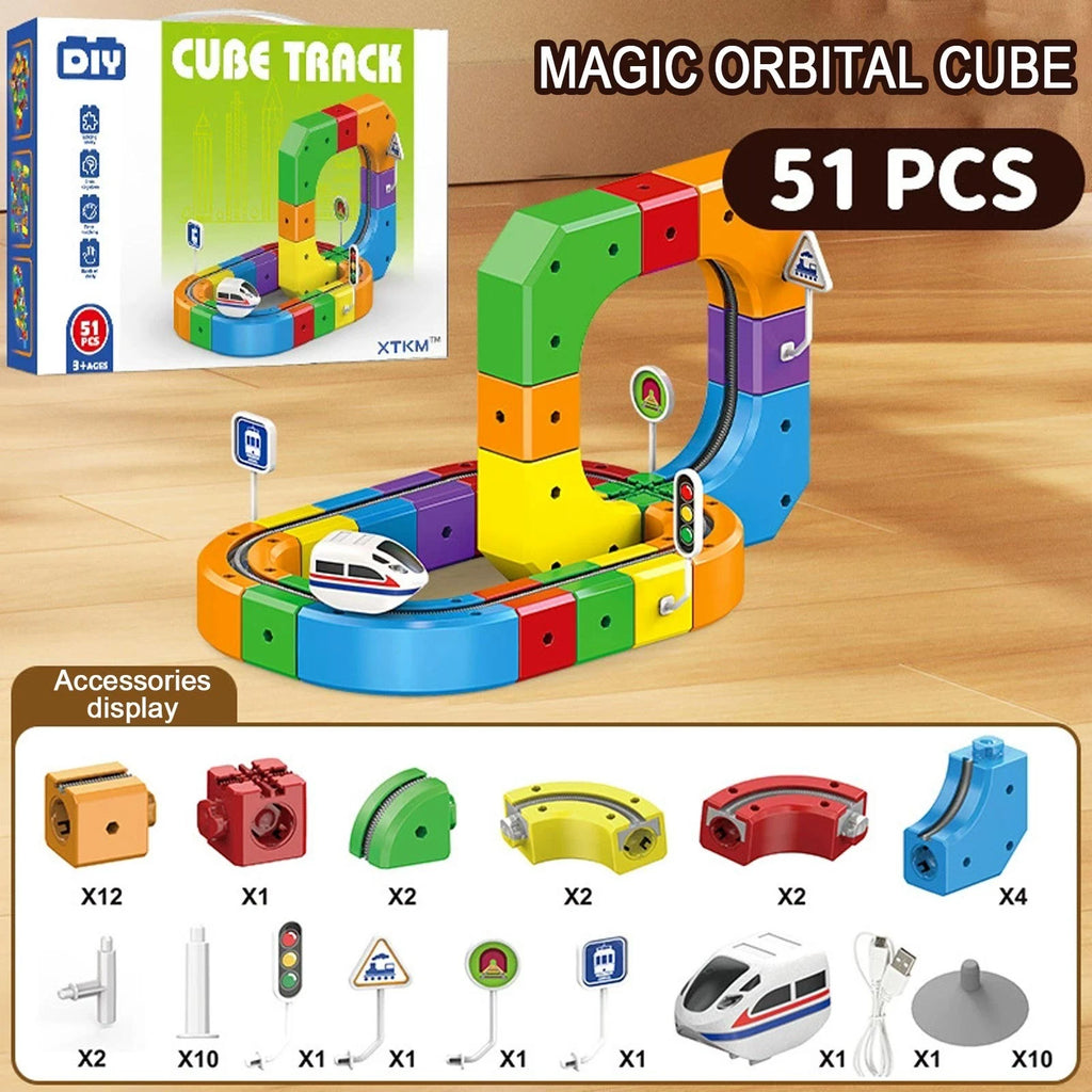 Electric Train Toy Set