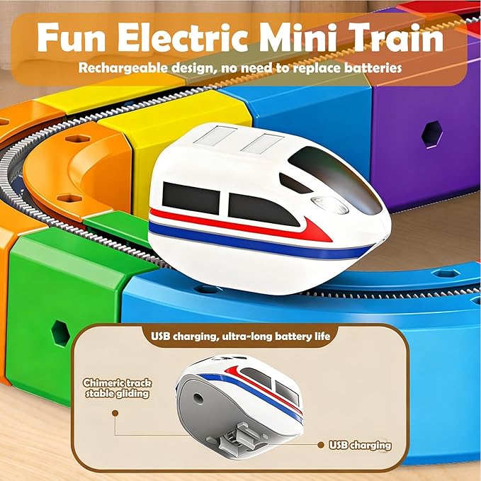 Electric Train Toy Set